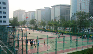 北京东单篮球场